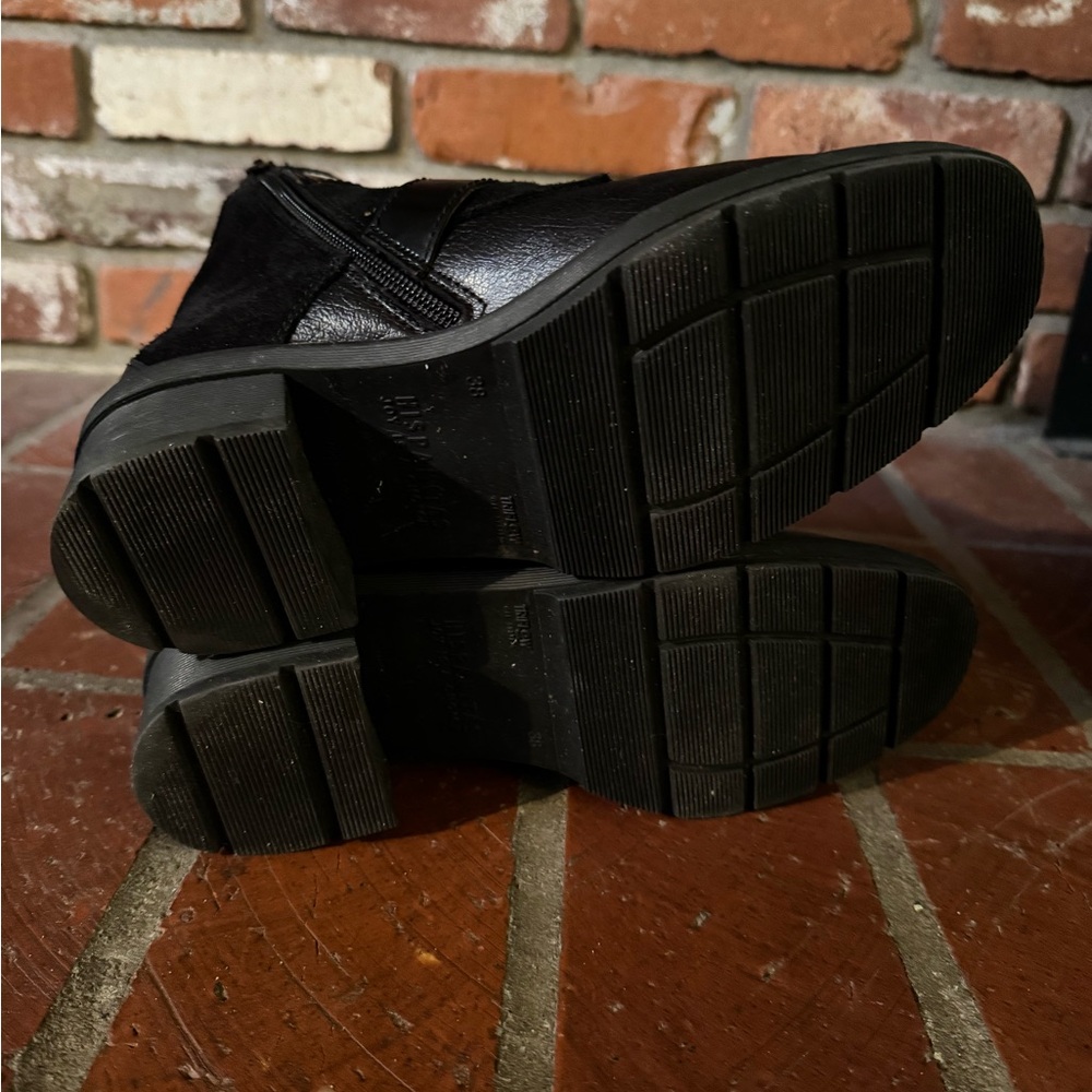 Hispanitas Black combat boots 38 - Picture 6 of 6